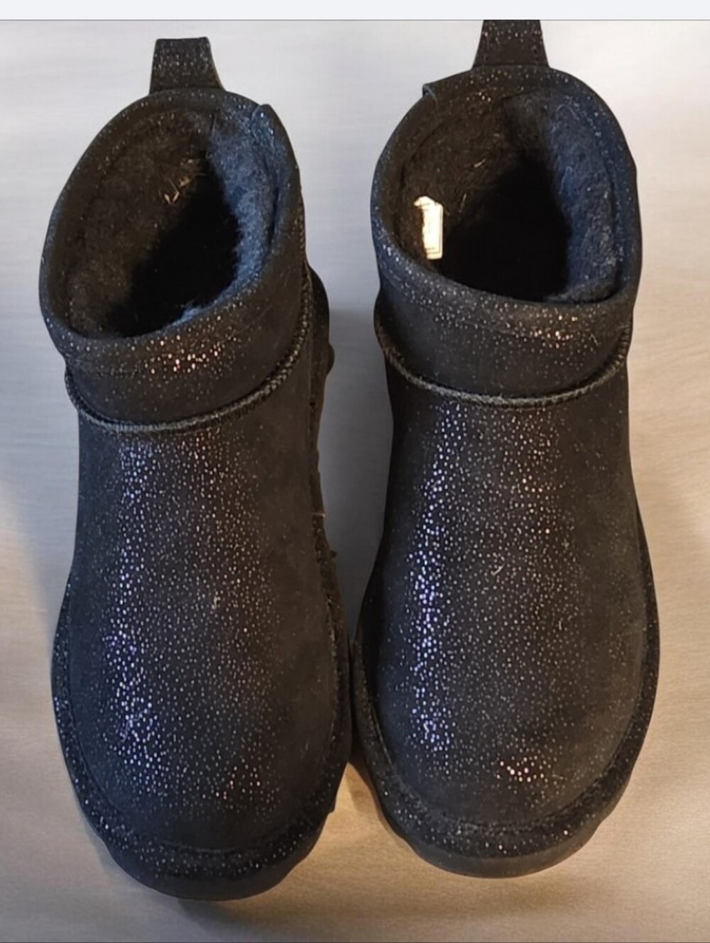 🐻🐾 Firm■ BearPaw , Shorty Exotic, Blk Metallic 》 NIB